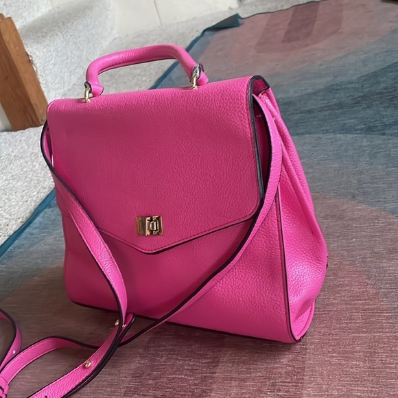 Steve Madden Pink Faux Leather Women's Crossbody Purse - Picture 10 of 17